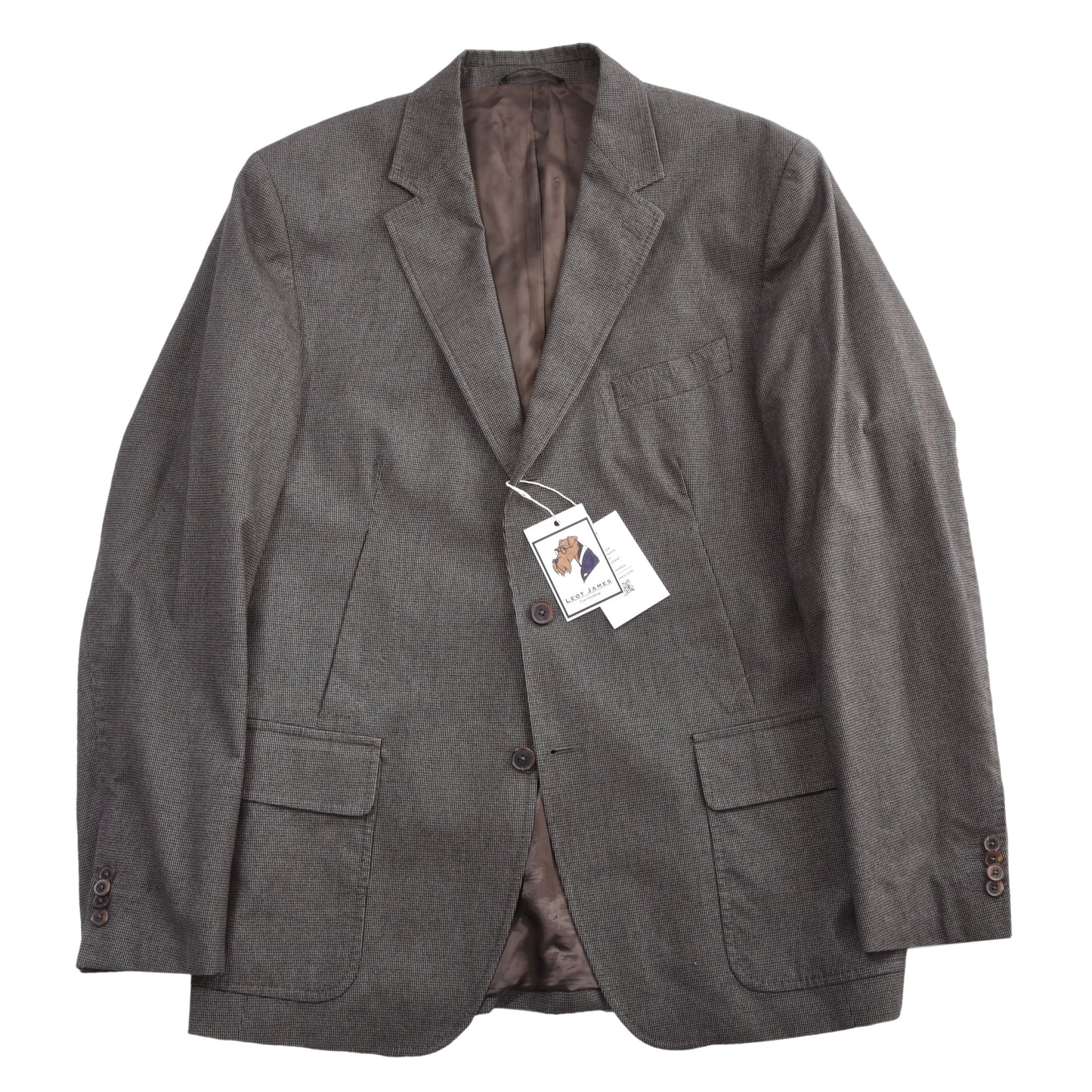 Massimo Dutti Cotton Jacket Size 56 ca. 60.5cm - Brown