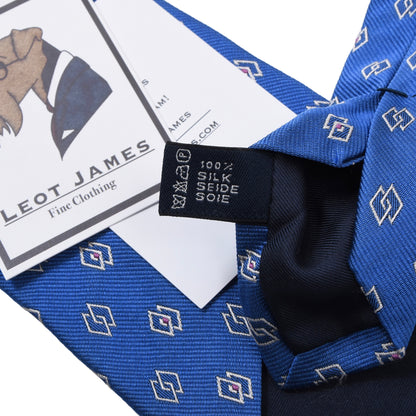 Polo Ralph Lauren Silk Tie ca. 144cm/10cm - Blue Diamonds