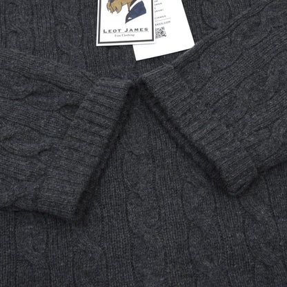 Polo Ralph Lauren Wool-Cashmere Cableknit Sweater Size XXL - Grey