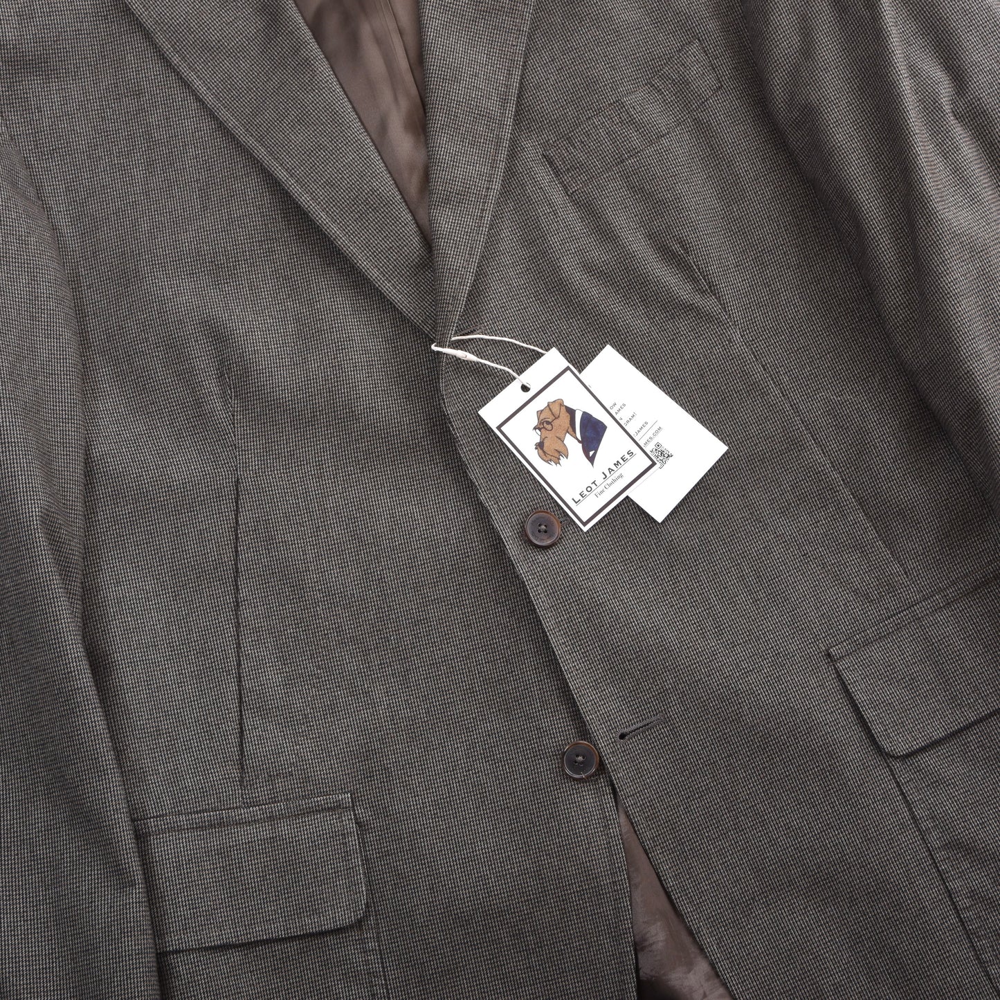 Massimo Dutti Cotton Jacket Size 56 ca. 60.5cm - Brown