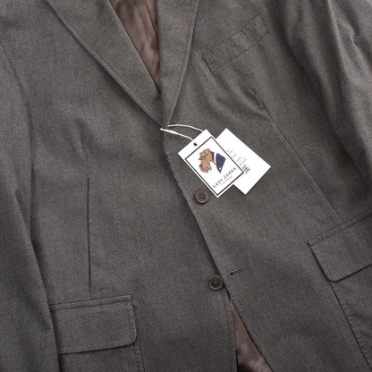 Massimo Dutti Cotton Jacket Size 56 ca. 60.5cm - Brown