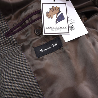 Massimo Dutti Cotton Jacket Size 56 ca. 60.5cm - Brown