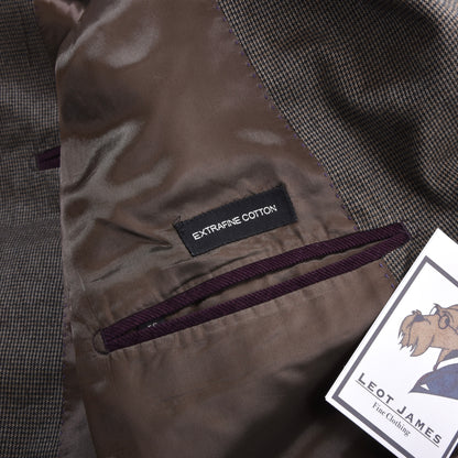 Massimo Dutti Cotton Jacket Size 56 ca. 60.5cm - Brown