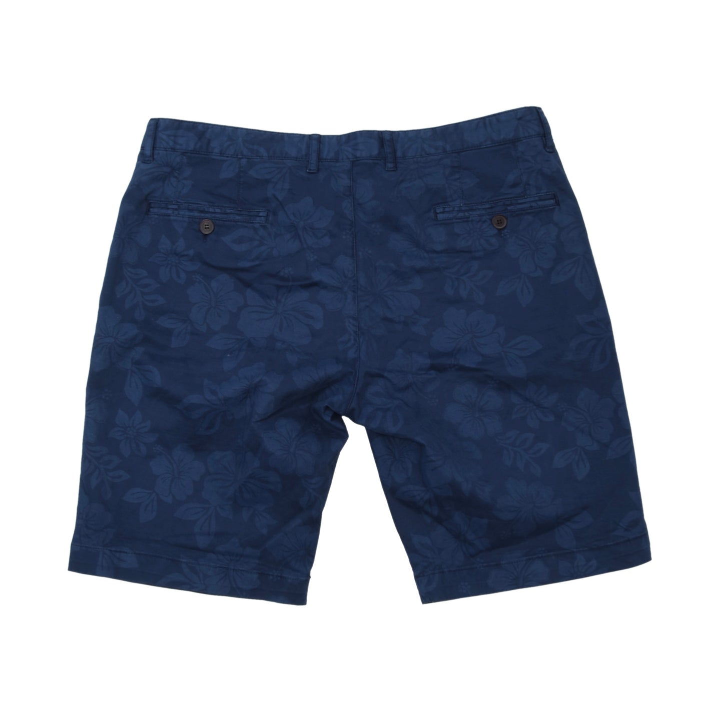 Hackett London Baumwolle Shorts Größe 33 - Blau Hibiskus