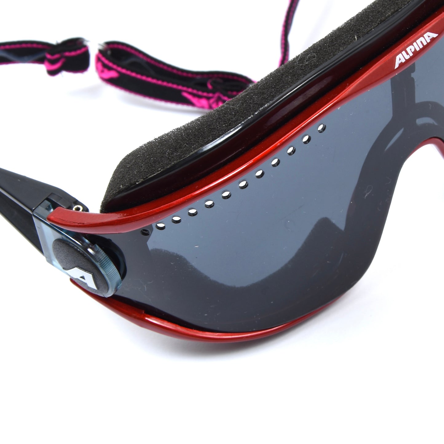 Alpina Cycling Sunglasses/Shield - Red
