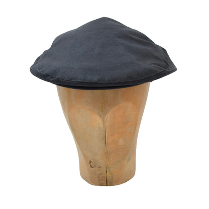 Barbour D584 Waxed Flat Cap/Hat Size 57cm/7 3/4 - Blue
