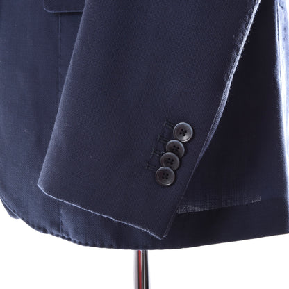 Gutteridge Anzug, 100 % Wolle, 1/4 gefüttert, Größe 48, Brustumfang ca. 50 cm, Marineblau