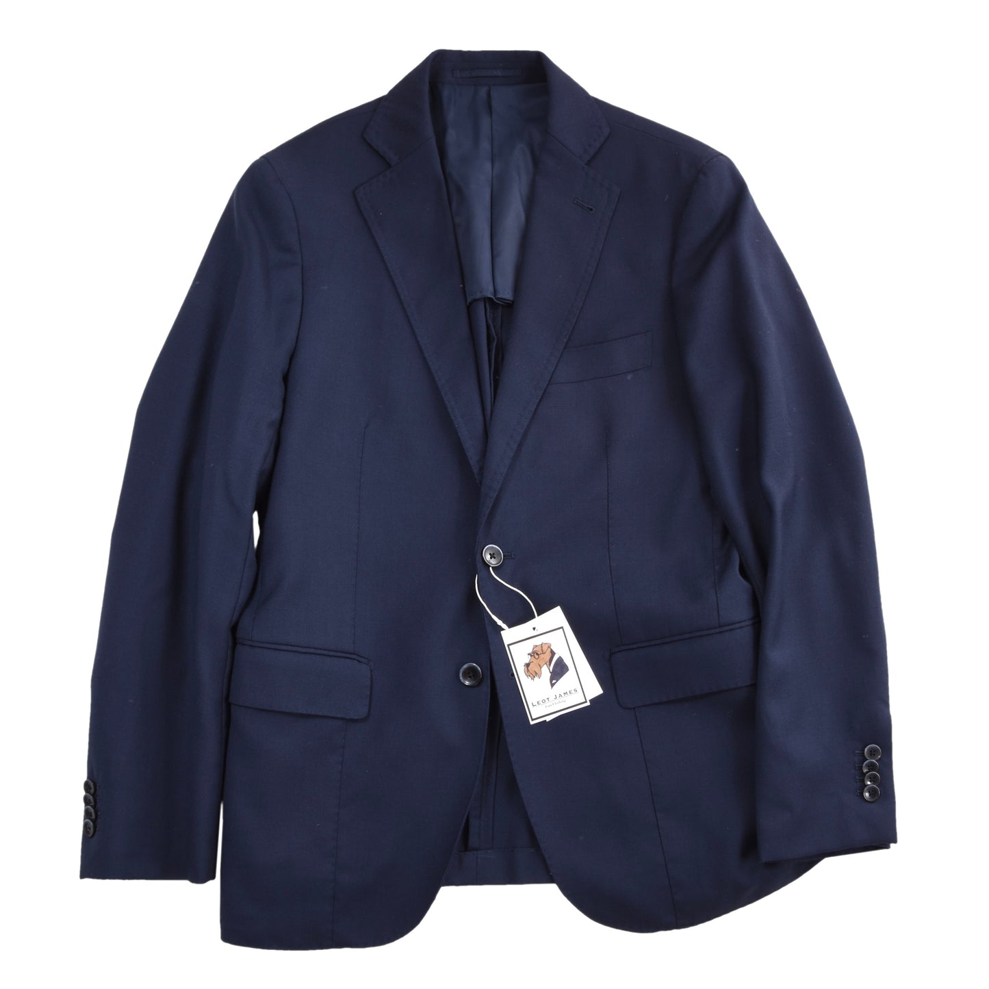 Gutteridge Anzug, 100 % Wolle, 1/4 gefüttert, Größe 48, Brustumfang ca. 50 cm, Marineblau