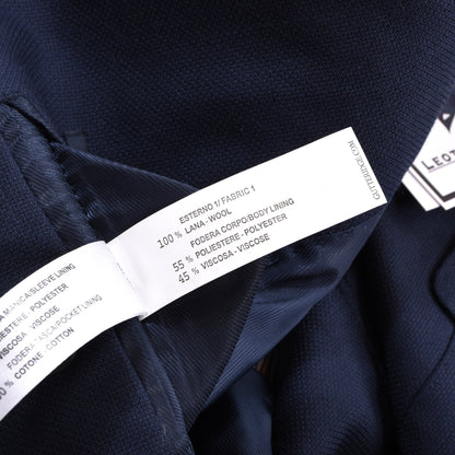 Gutteridge Anzug, 100 % Wolle, 1/4 gefüttert, Größe 48, Brustumfang ca. 50 cm, Marineblau