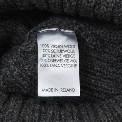 IrelandsEye 100% Wool Beanie/Stocking Hat - Grey