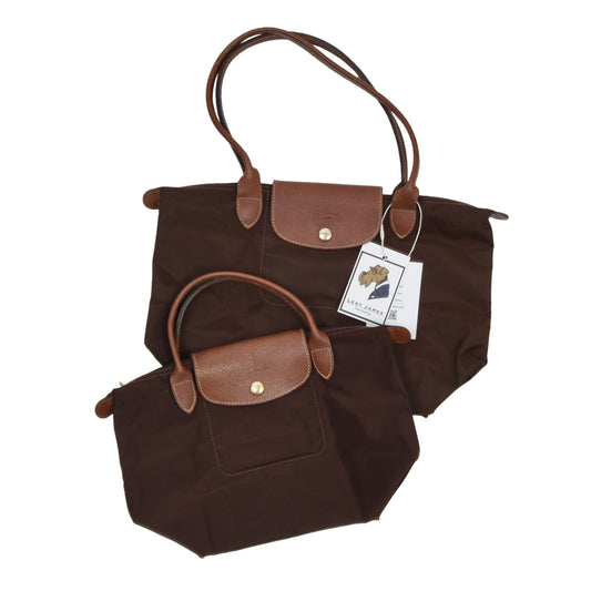 Longchamp Le Pliage Bags x2 Type S & Shopping - Brown
