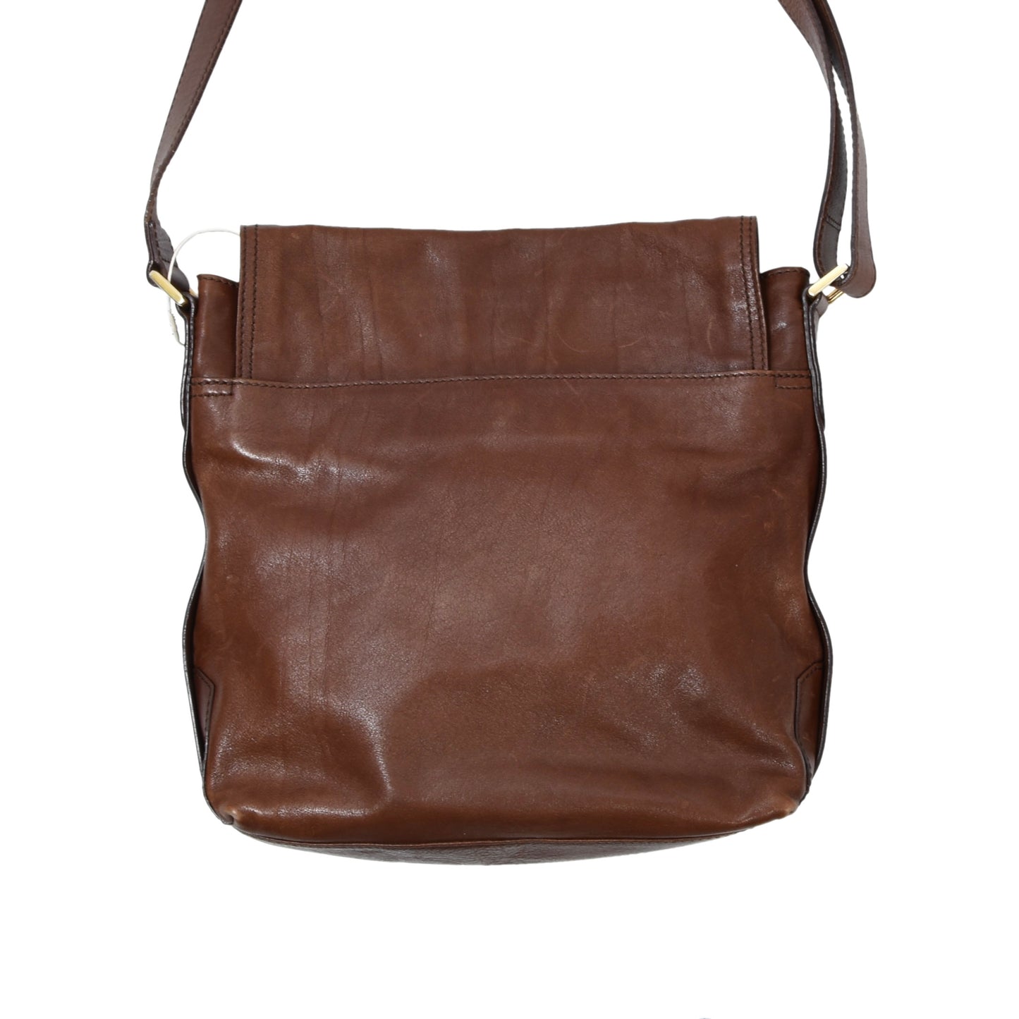 The Bridge Leather Messenger Bag Width ca. 31cm - Brown