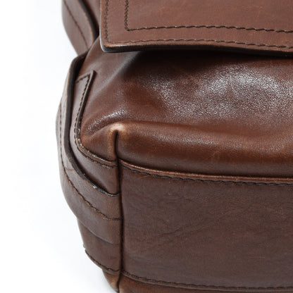 The Bridge Leather Messenger Bag Width ca. 31cm - Brown