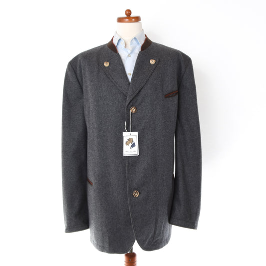 Schneiders Salzburg Wool Blend with Cashmere Janker/Jacket Size 64 ca. 70.5cm - Grey