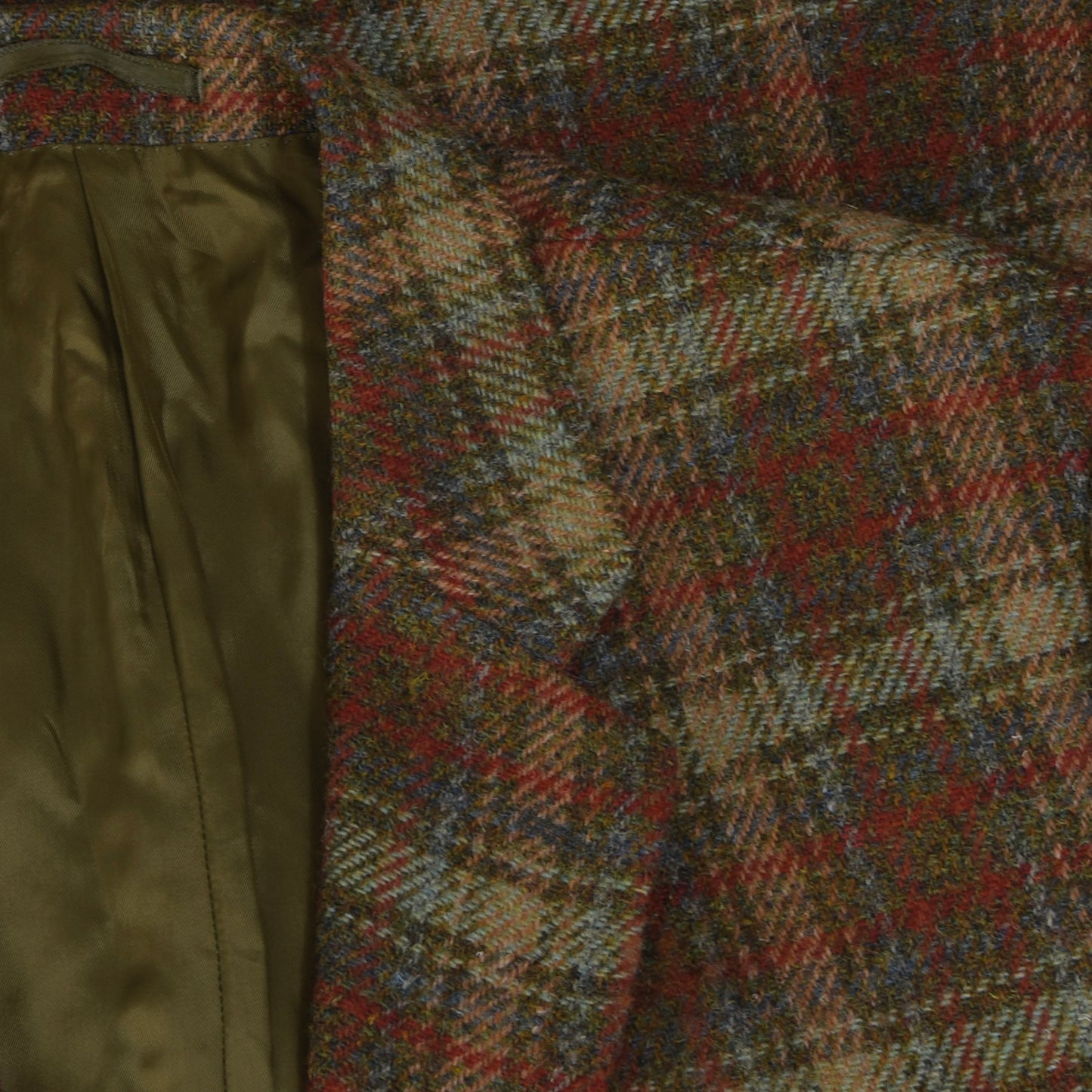 Mark Stephen Marengo London Harris Tweed Wool Jacket Size 58 - Plaid