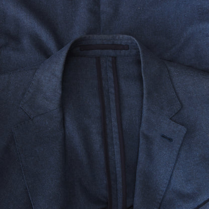 Alessandro Cantarelli Silk-Wool Jacket Size 52 - Blue