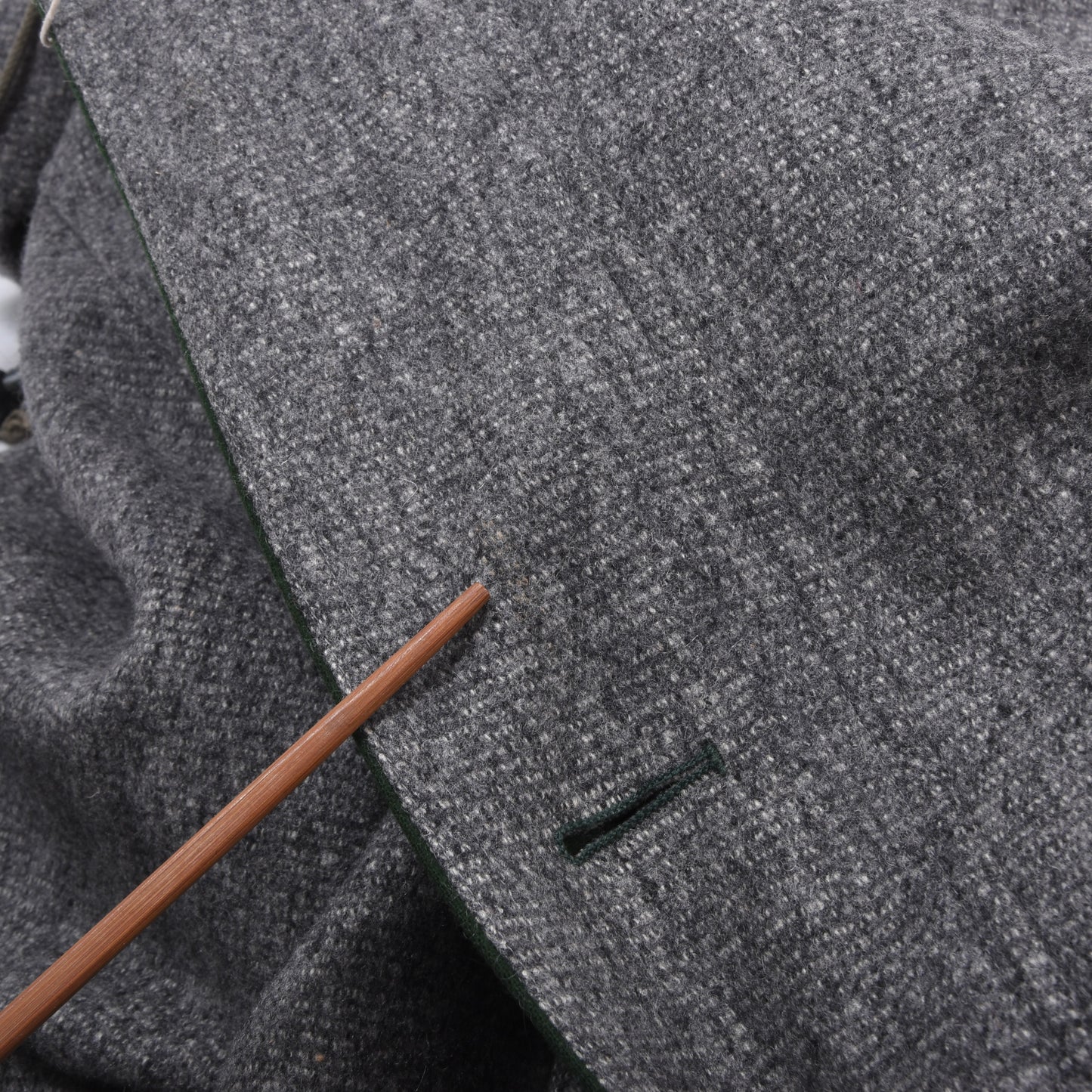 Loden Fürst 100% Wollmantel Größe 54 Brust ca. 71cm - Grau