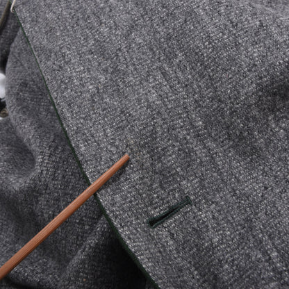 Loden Fürst 100% Wollmantel Größe 54 Brust ca. 71cm - Grau
