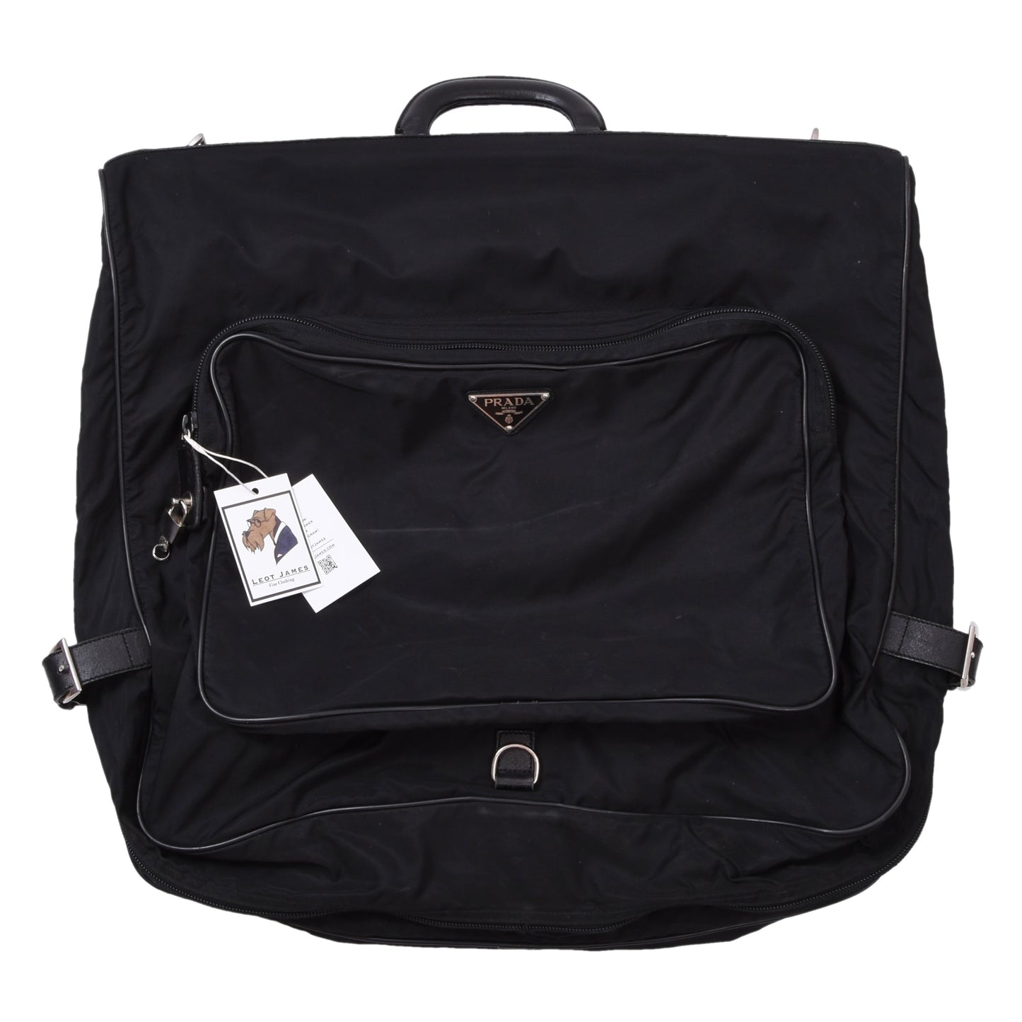 Prada Milano Reise-Kleidertasche - Schwarz