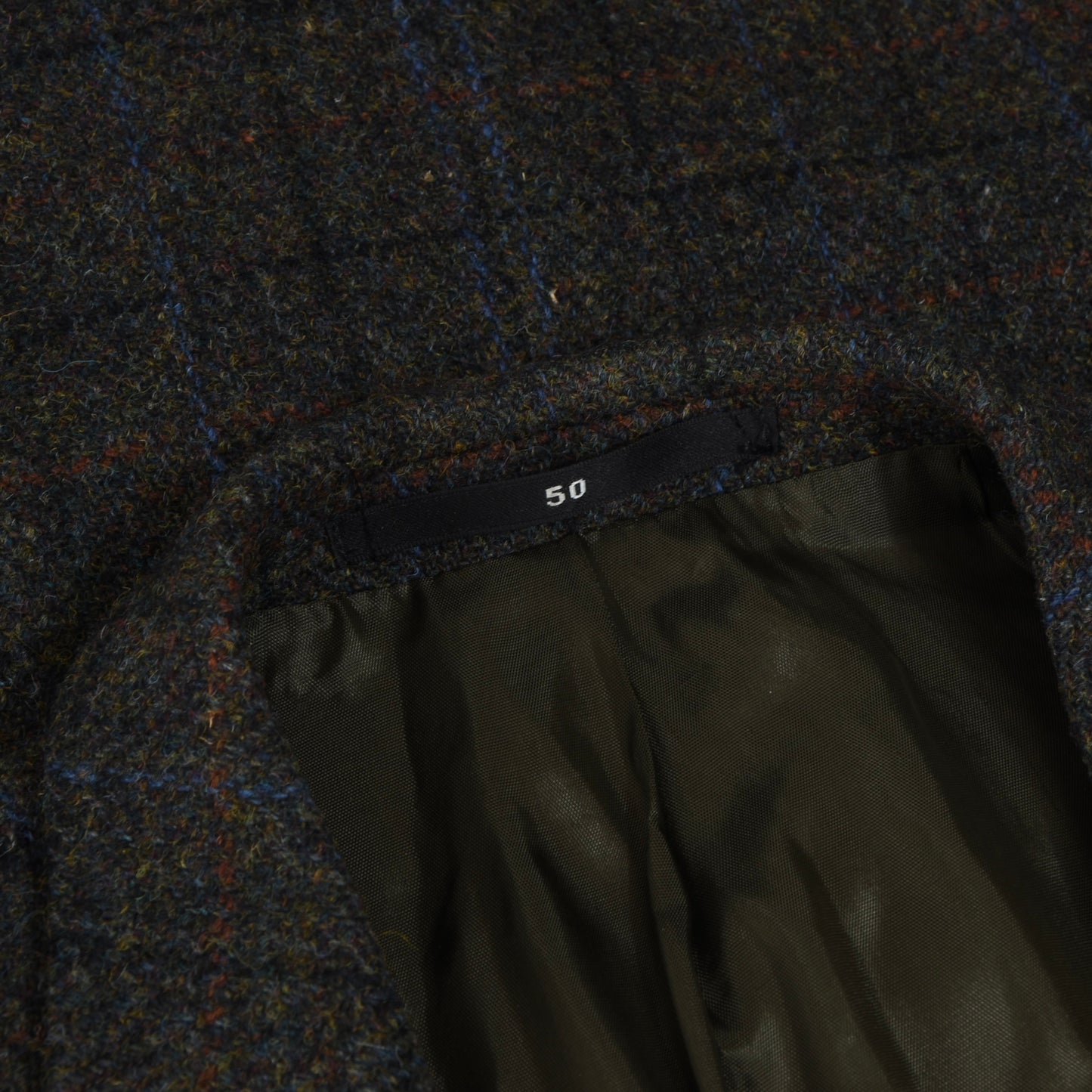 Harris Tweed Jacket ca. 55cm Chest - Green Windowpane