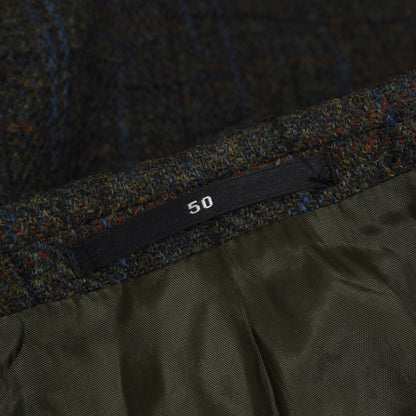 Harris Tweed Jacket ca. 55cm Chest - Green Windowpane