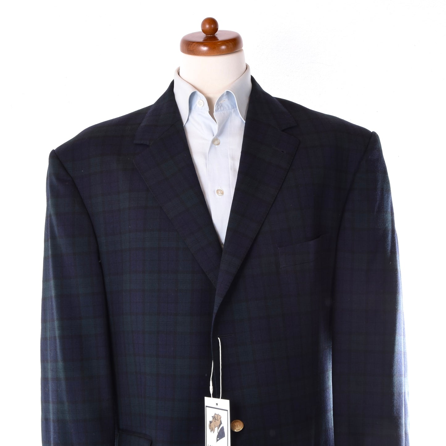 Burberry London Wool Jacket Size 118 ca. 66.5cm - Blackwatch