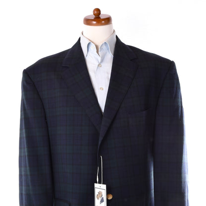 Burberry London Wool Jacket Size 118 ca. 66.5cm - Blackwatch