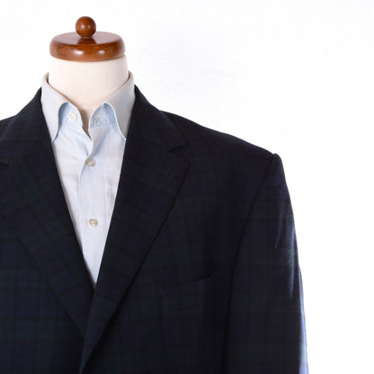 Burberry London Wool Jacket Size 118 ca. 66.5cm - Blackwatch