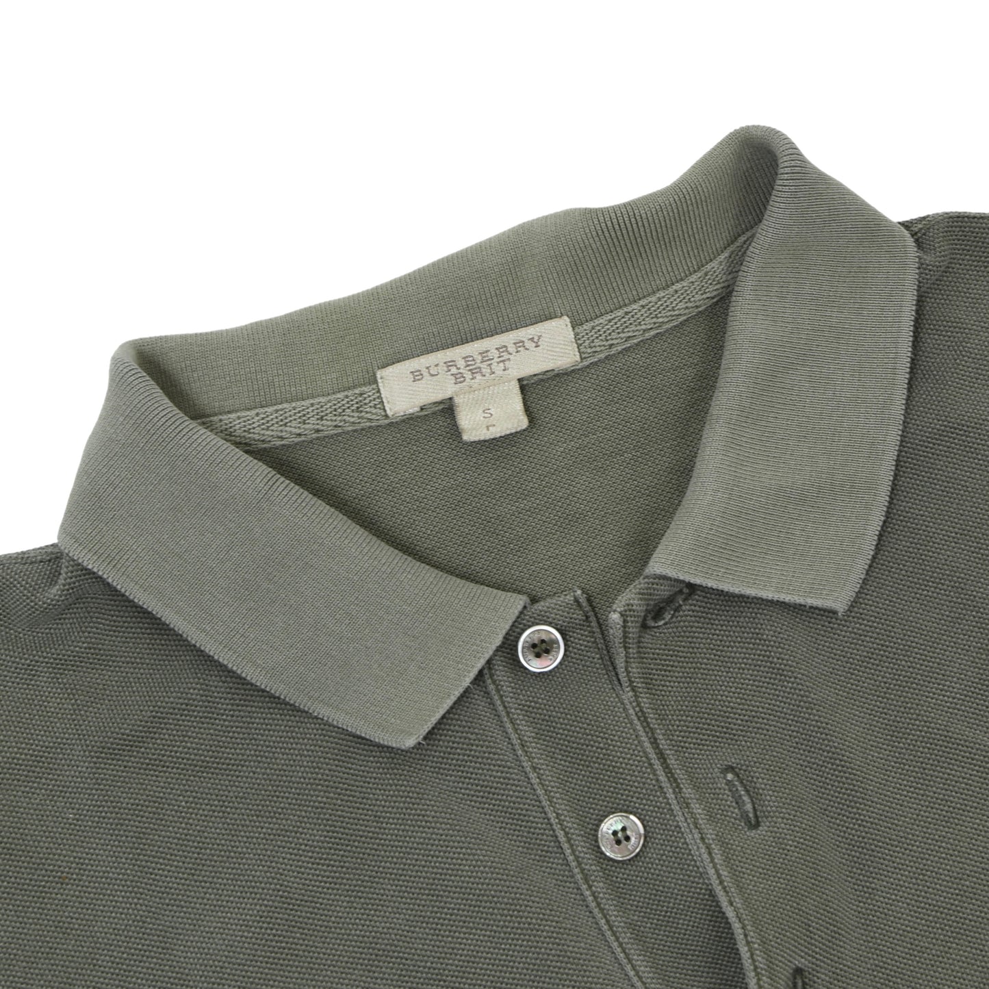 Burberry Brit Polo Shirt Size S - Green