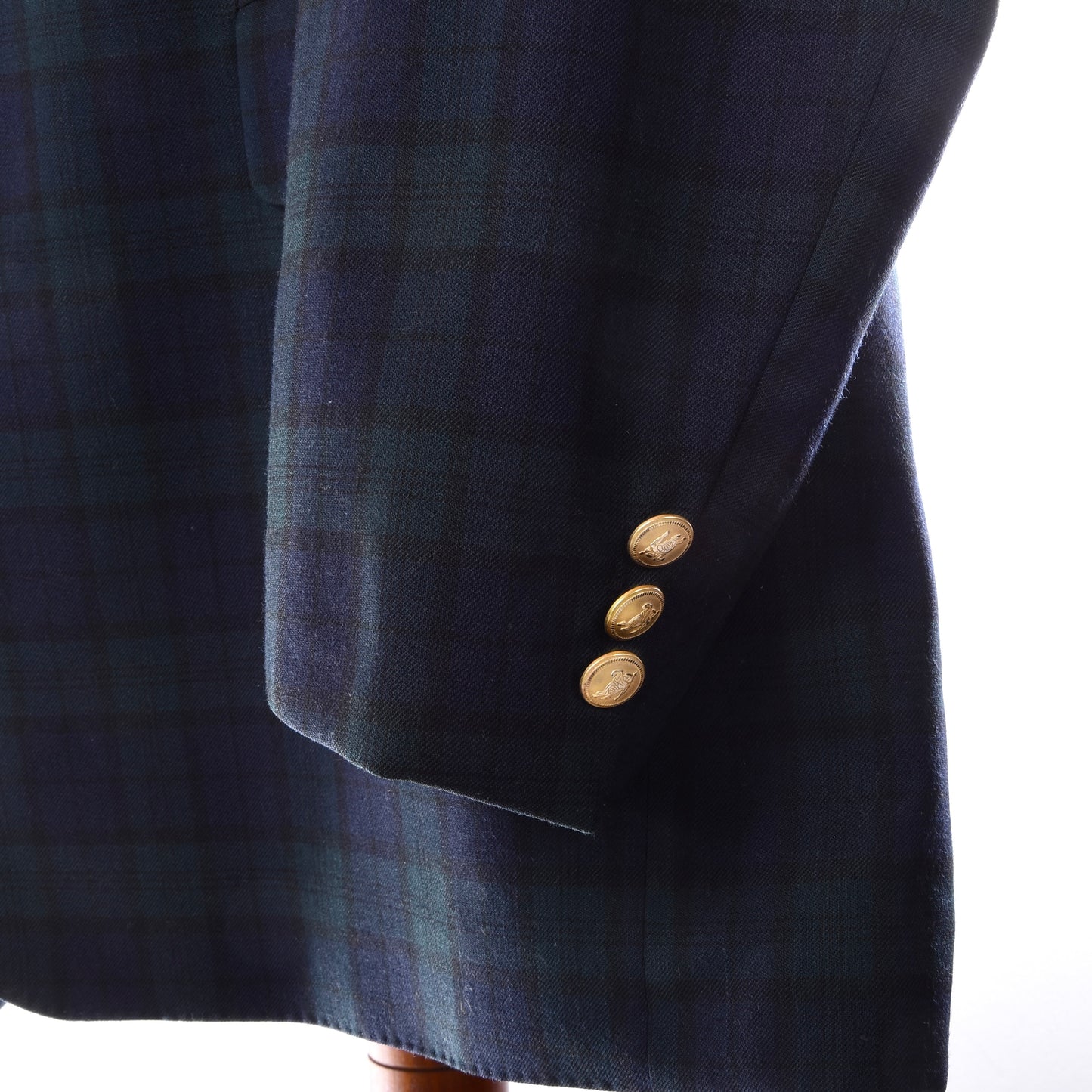 Burberry London Wool Jacket Size 118 ca. 66.5cm - Blackwatch