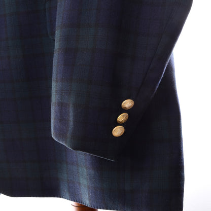 Burberry London Wool Jacket Size 118 ca. 66.5cm - Blackwatch