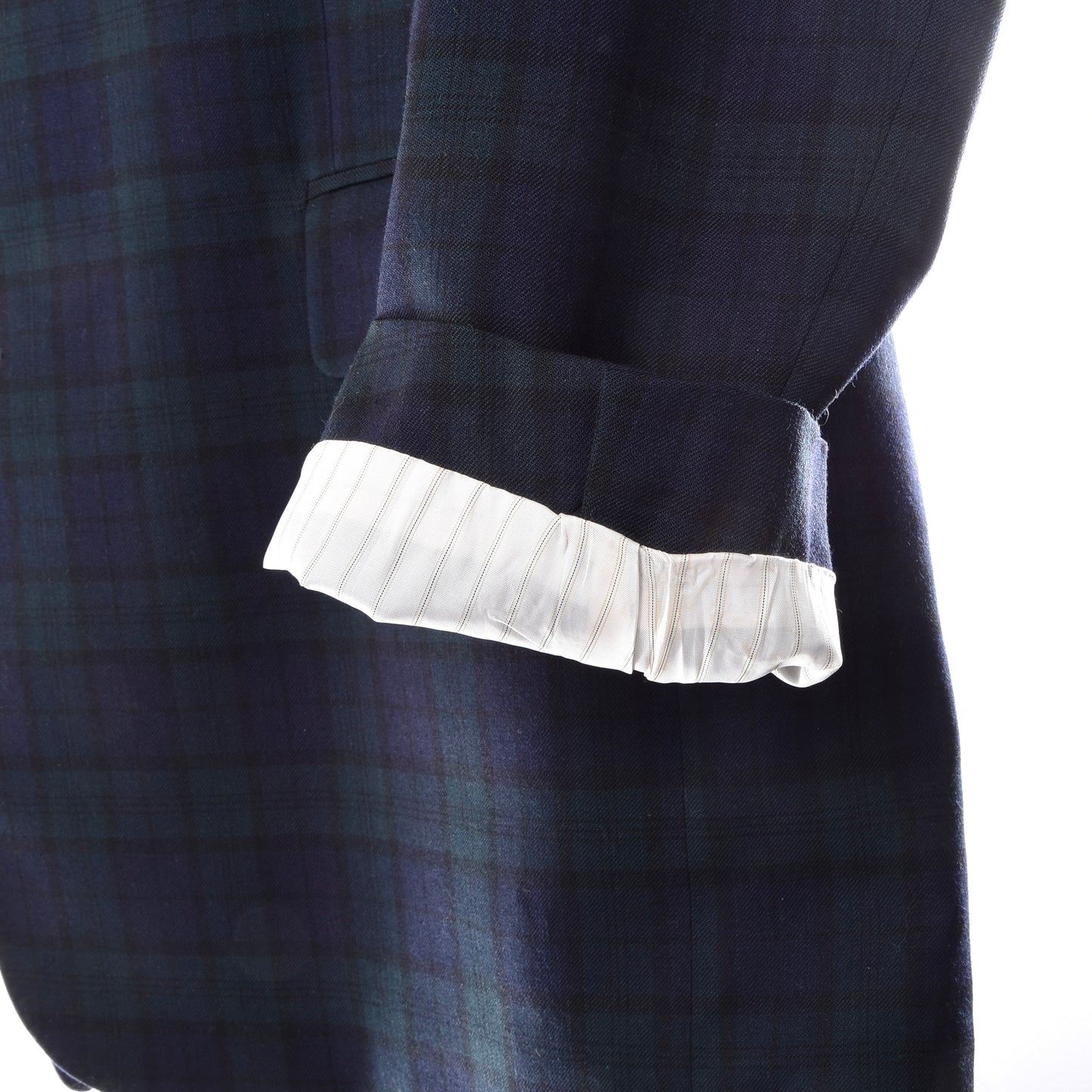 Burberry London Wool Jacket Size 118 ca. 66.5cm - Blackwatch