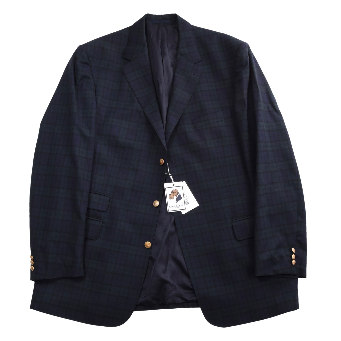 Burberry London Wool Jacket Size 118 ca. 66.5cm - Blackwatch