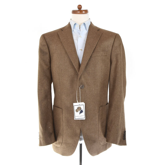 Mario Barutti 100% Silk Jacket Size 54/R44 - Brown