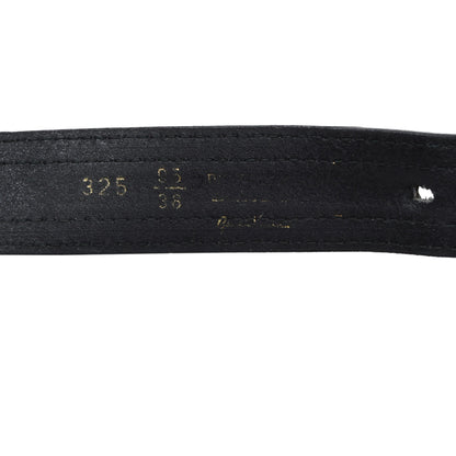 Vintage Versus Gianni Versace Greek Key Belt Size 95/38 - Black