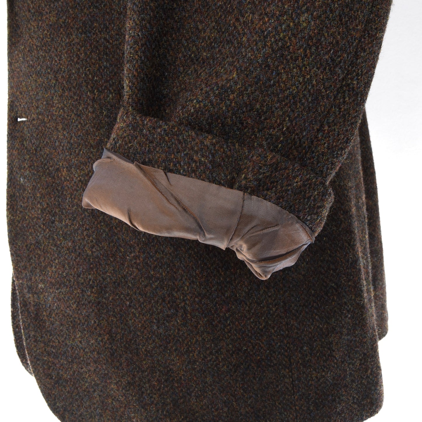 Atelier Torino Harris Tweed Wool Jacket Size 106 - Brown