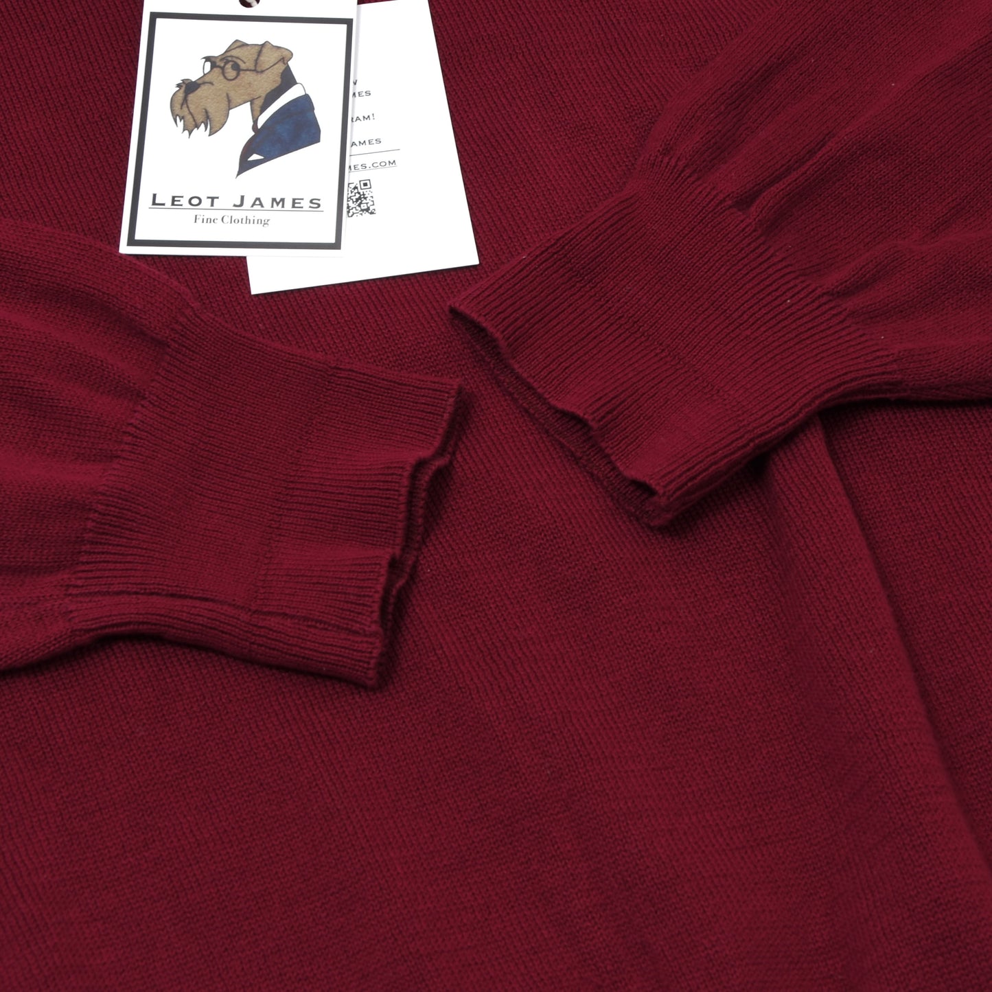 Vintage Lacoste Cotton Sweater Size 4 Chest ca. 55cm - Burgundy