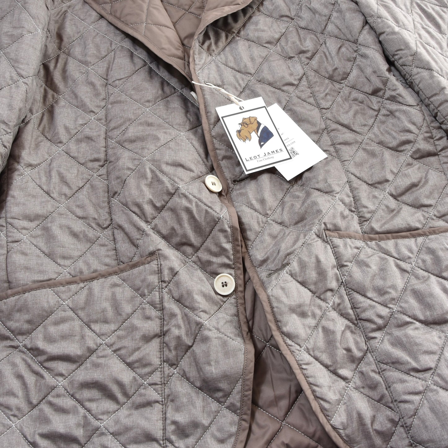 Waterville Quilted Jacket Size 50 Chest ca. 54cm - Brown