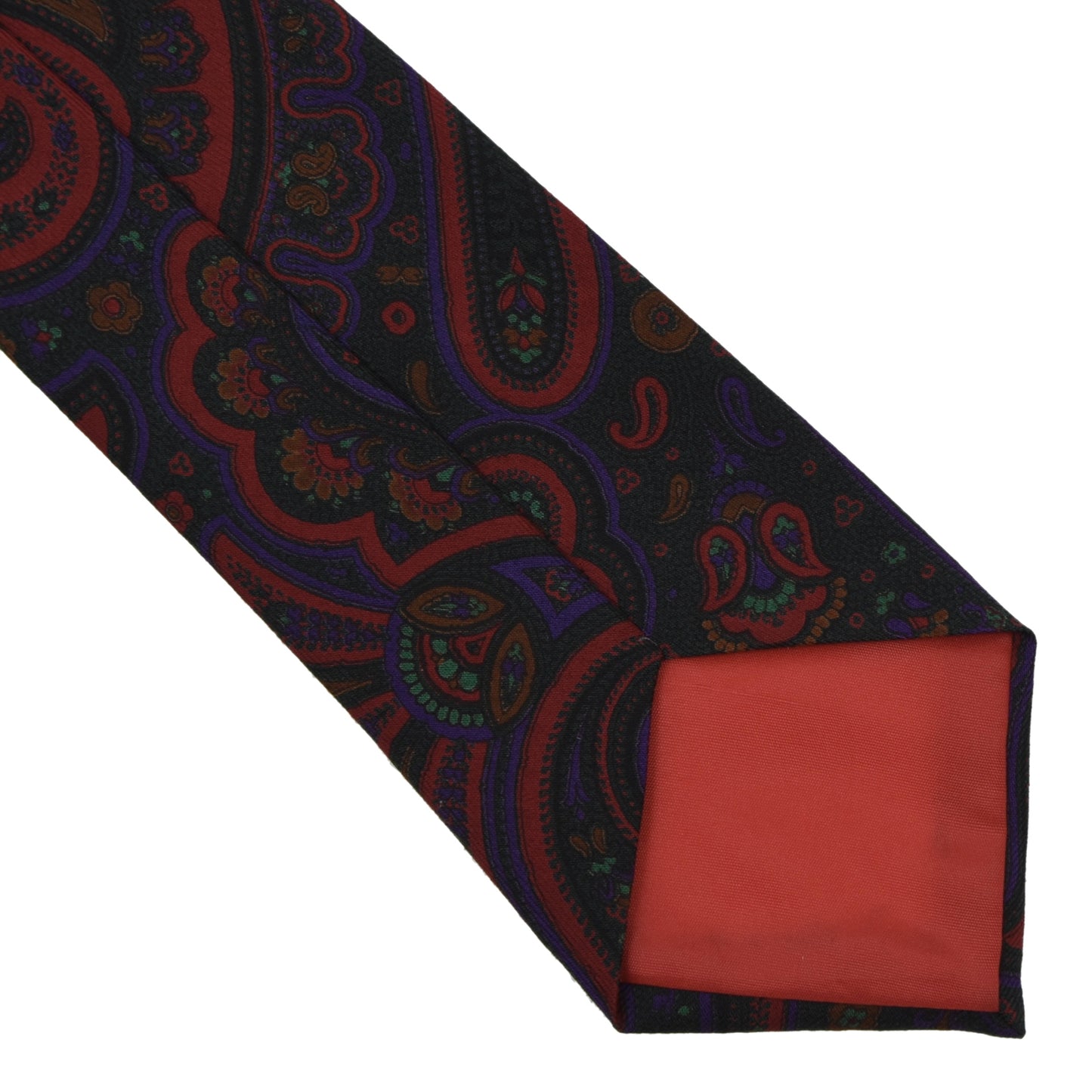 Gentleman Wien Wool Challis Tie - Paisley