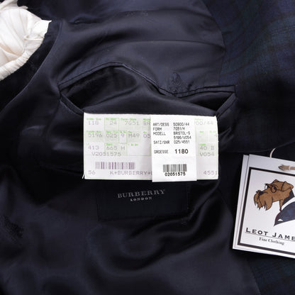 Burberry London Wool Jacket Size 118 ca. 66.5cm - Blackwatch