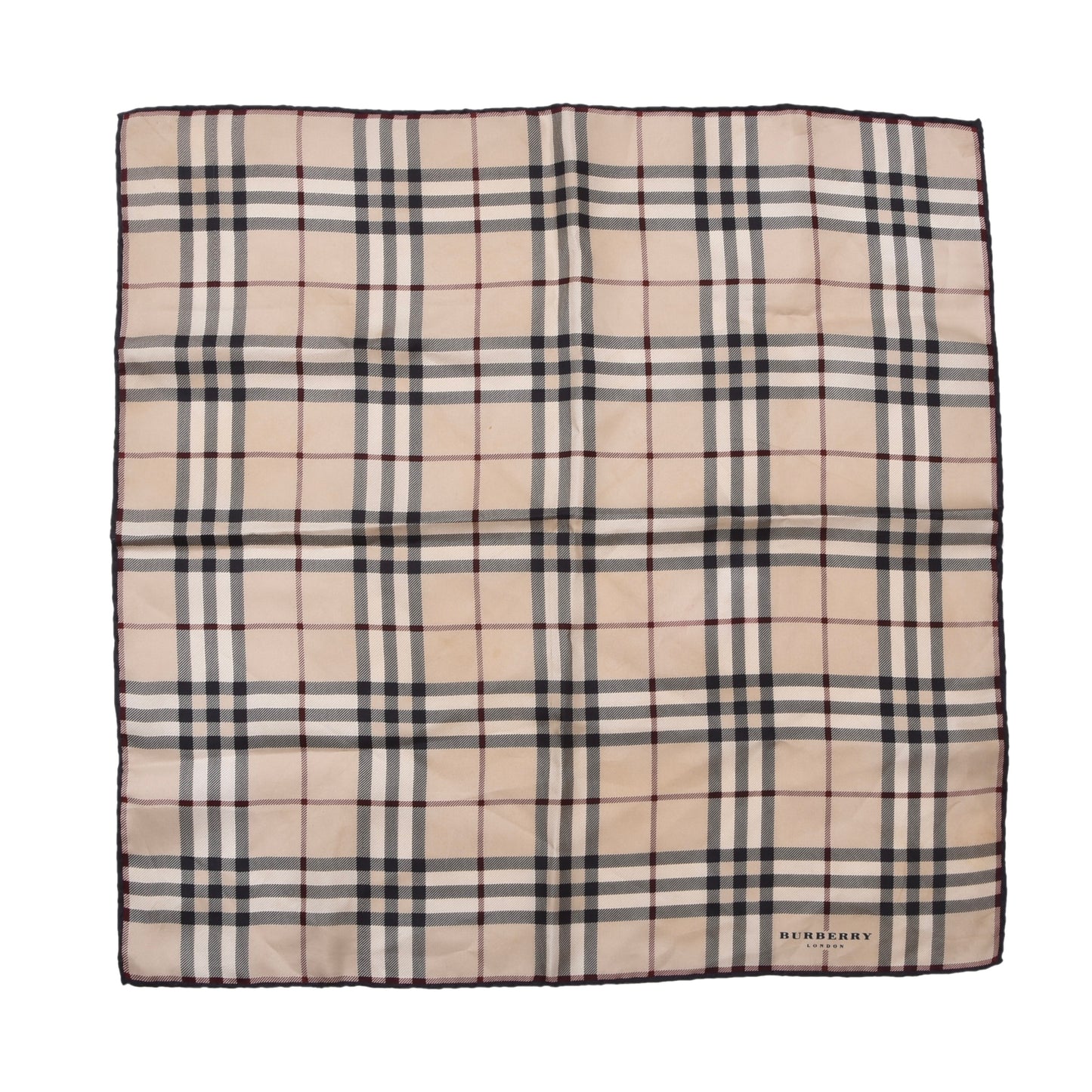 Burberry London Seiden-Einstecktuch ca. 47,5 cm - Novacheck