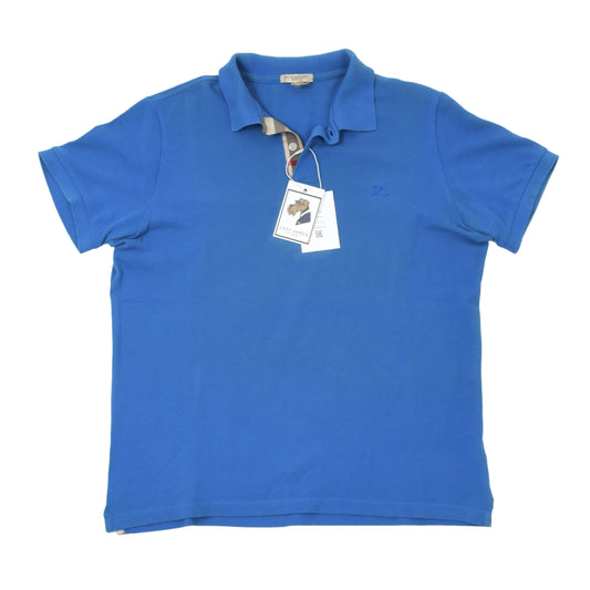 Burberry Brit Polo Shirt Size L Chest ca. 57.5cm - Blue