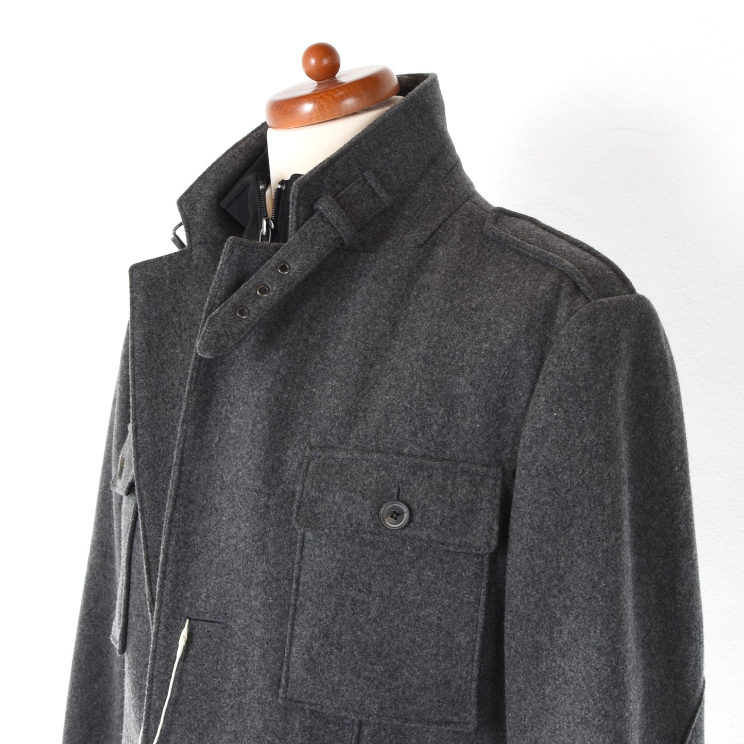 Don Gil Wool-Blend Jacket Size 50 Chest ca. 56.5cm - Grey