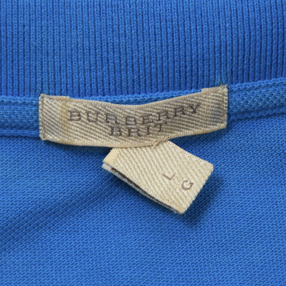 Burberry Brit Polo Shirt Size L Chest ca. 57.5cm - Blue