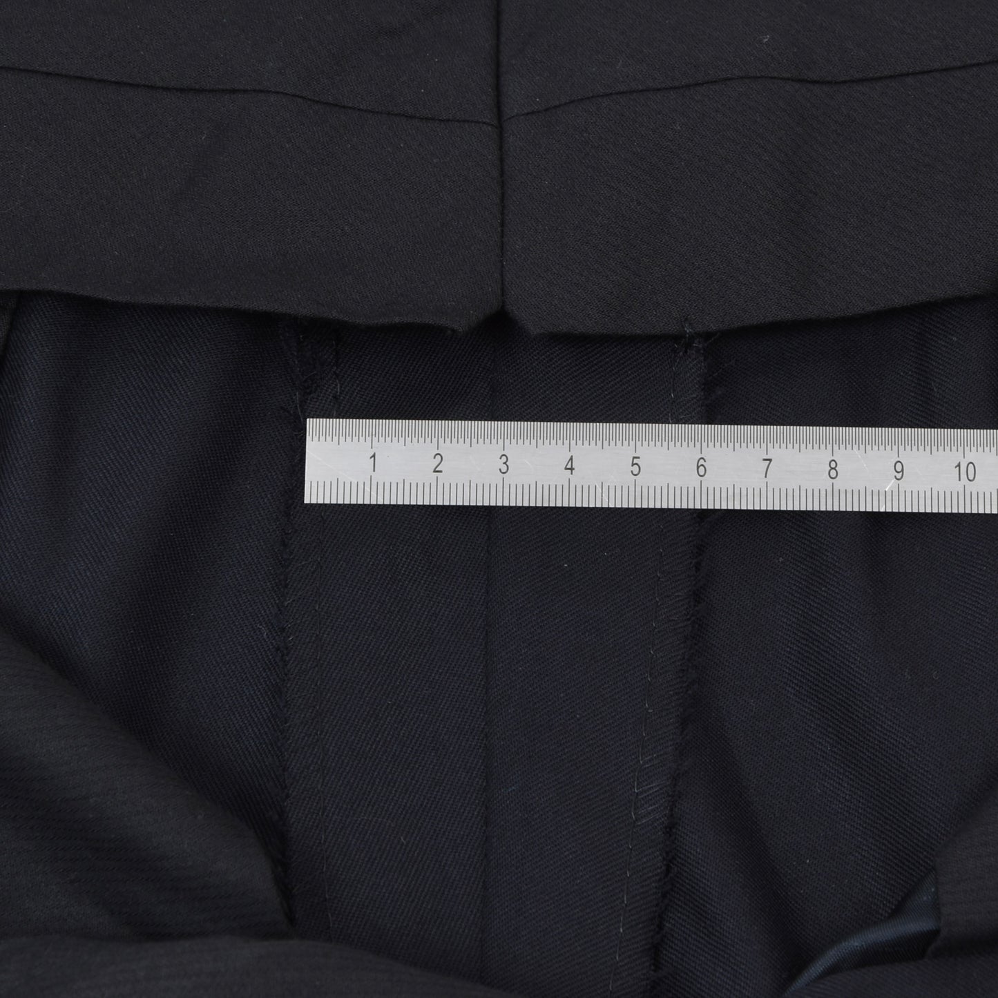 Corneliani 17.75 Microns Wool Suit Size 56 - Navy Blue
