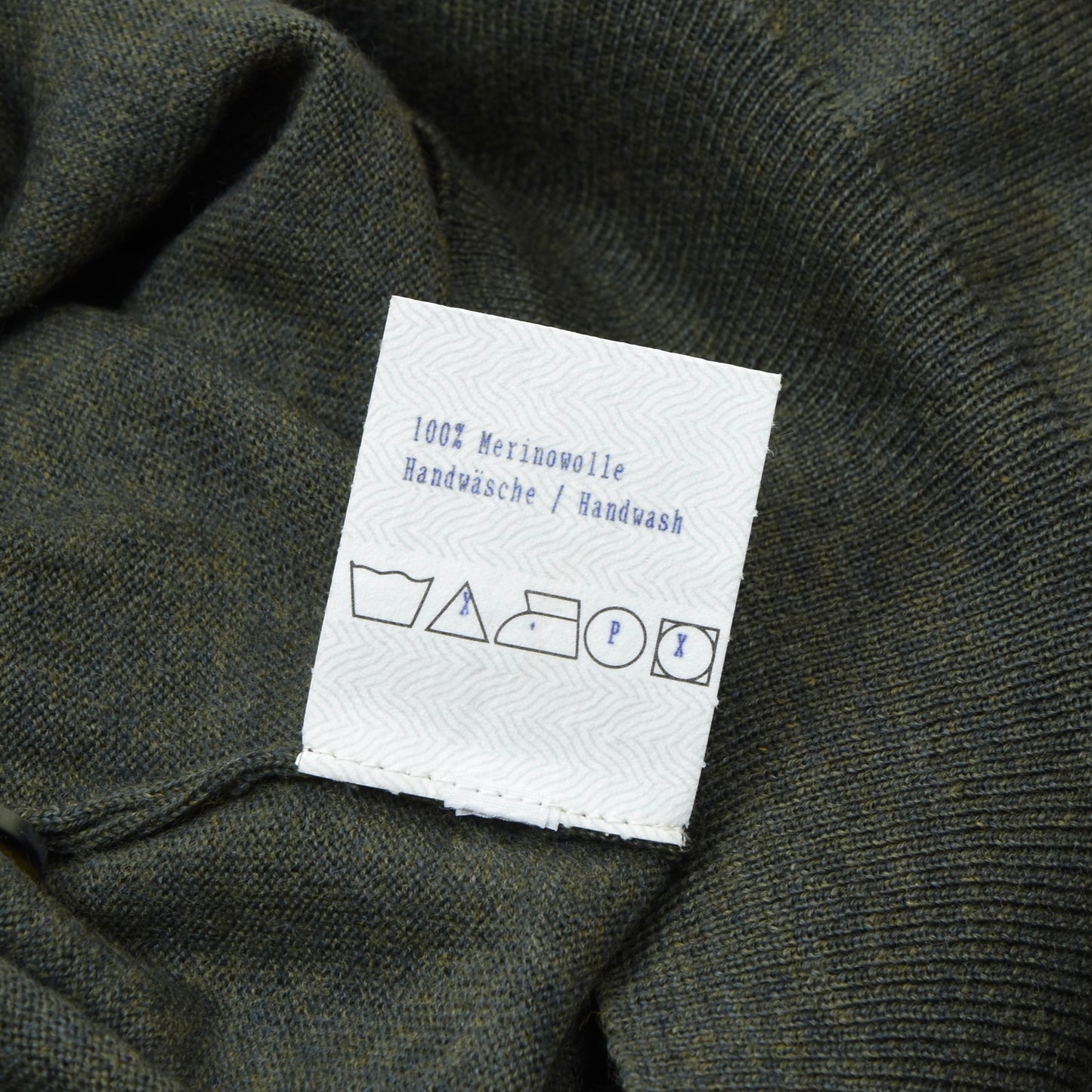 Vintage Burberrys Wool Polo Sweater Chest ca. 57.5cm - Green