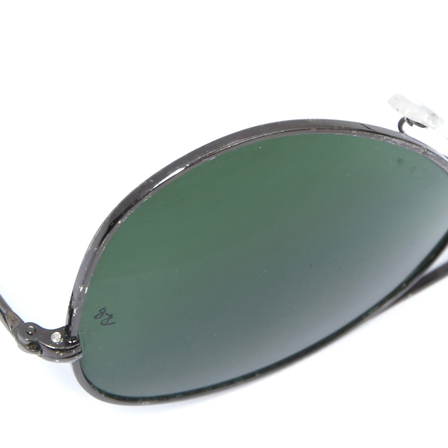 Ray-Ban Mod. RB 3026 Diamond Hard Lenses  Sunglasses - Gunmetal/Green