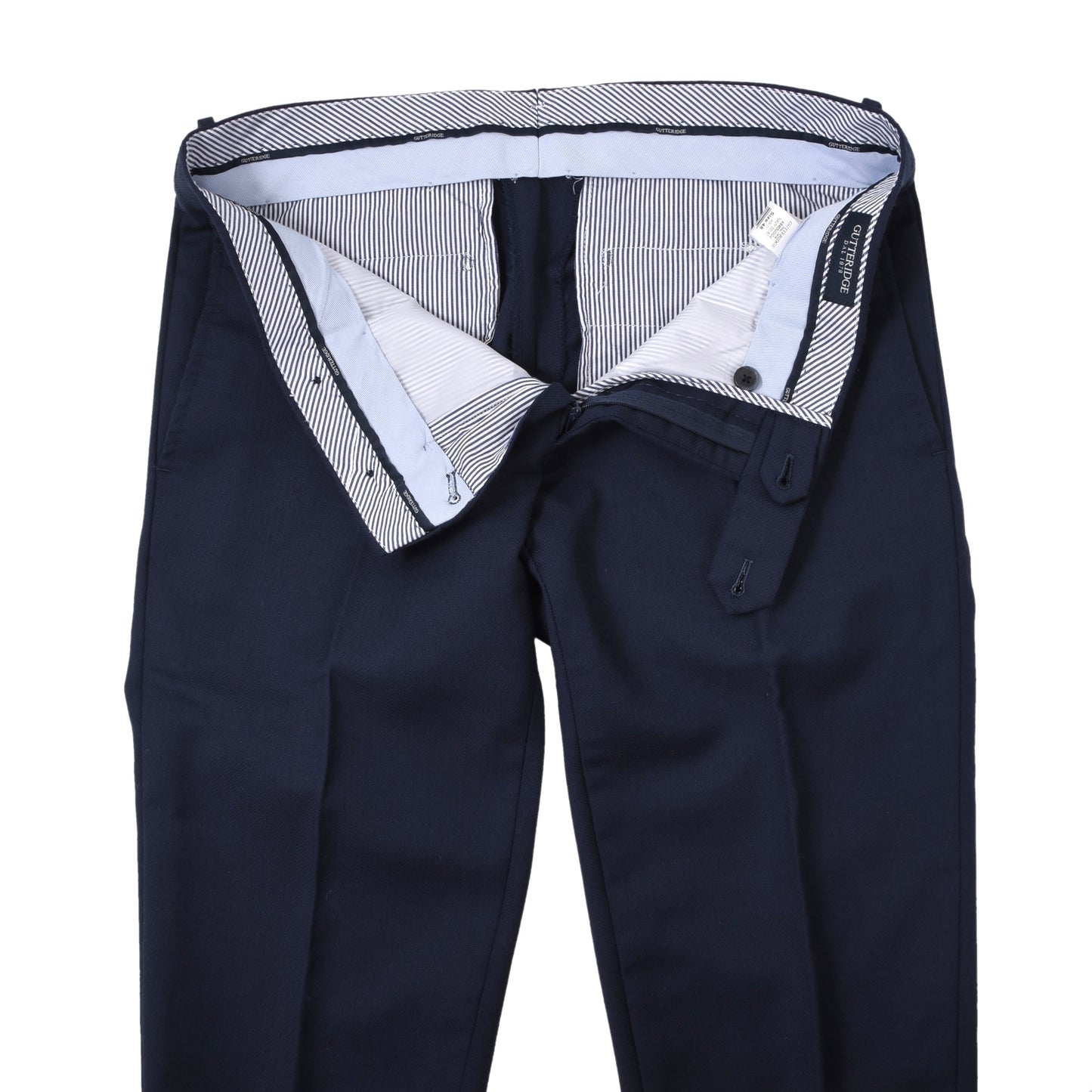 Gutteridge Anzug, 100 % Wolle, 1/4 gefüttert, Größe 48, Brustumfang ca. 50 cm, Marineblau