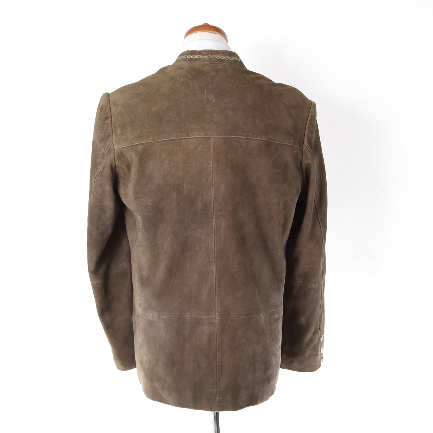 Der Wildschütz Goat Suede Janker/Jacket Size 48 Chest ca. 54cm - Brown