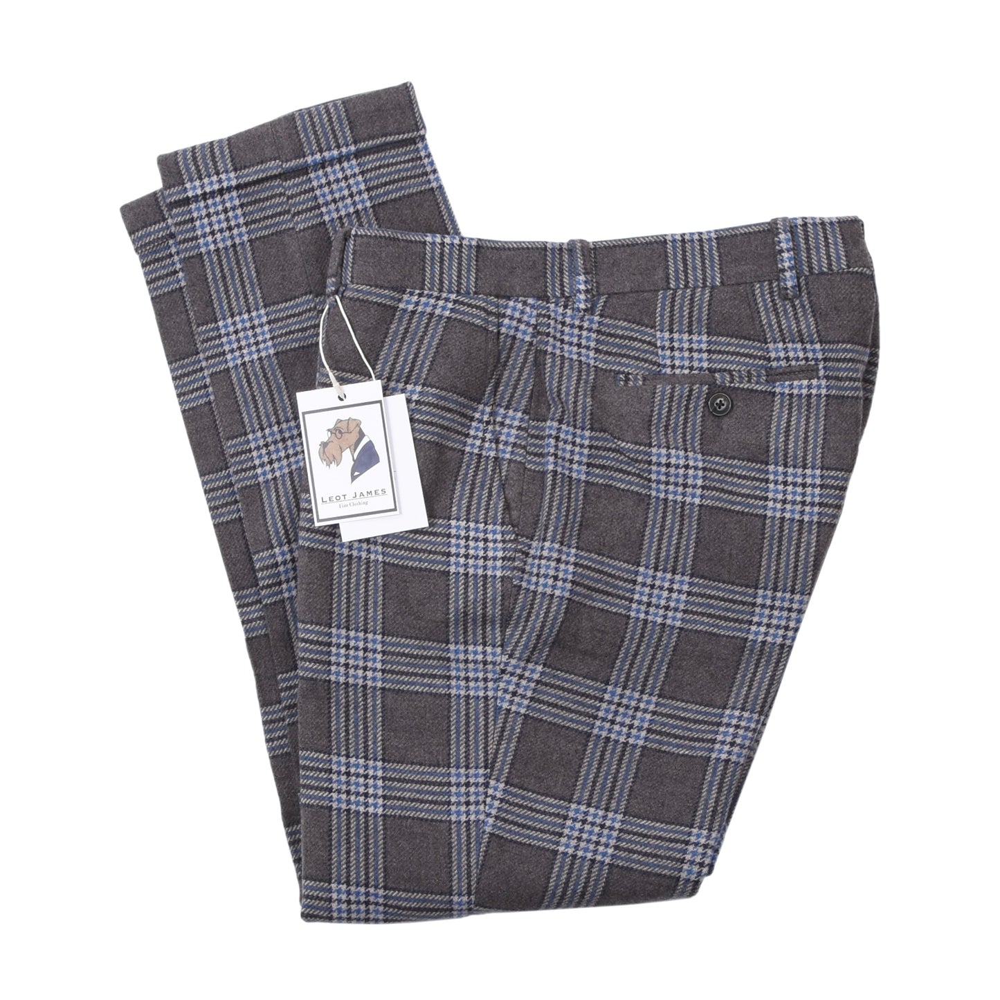 Hackett London Wollhose Größe 32/48 Kensington Slim - Kariert